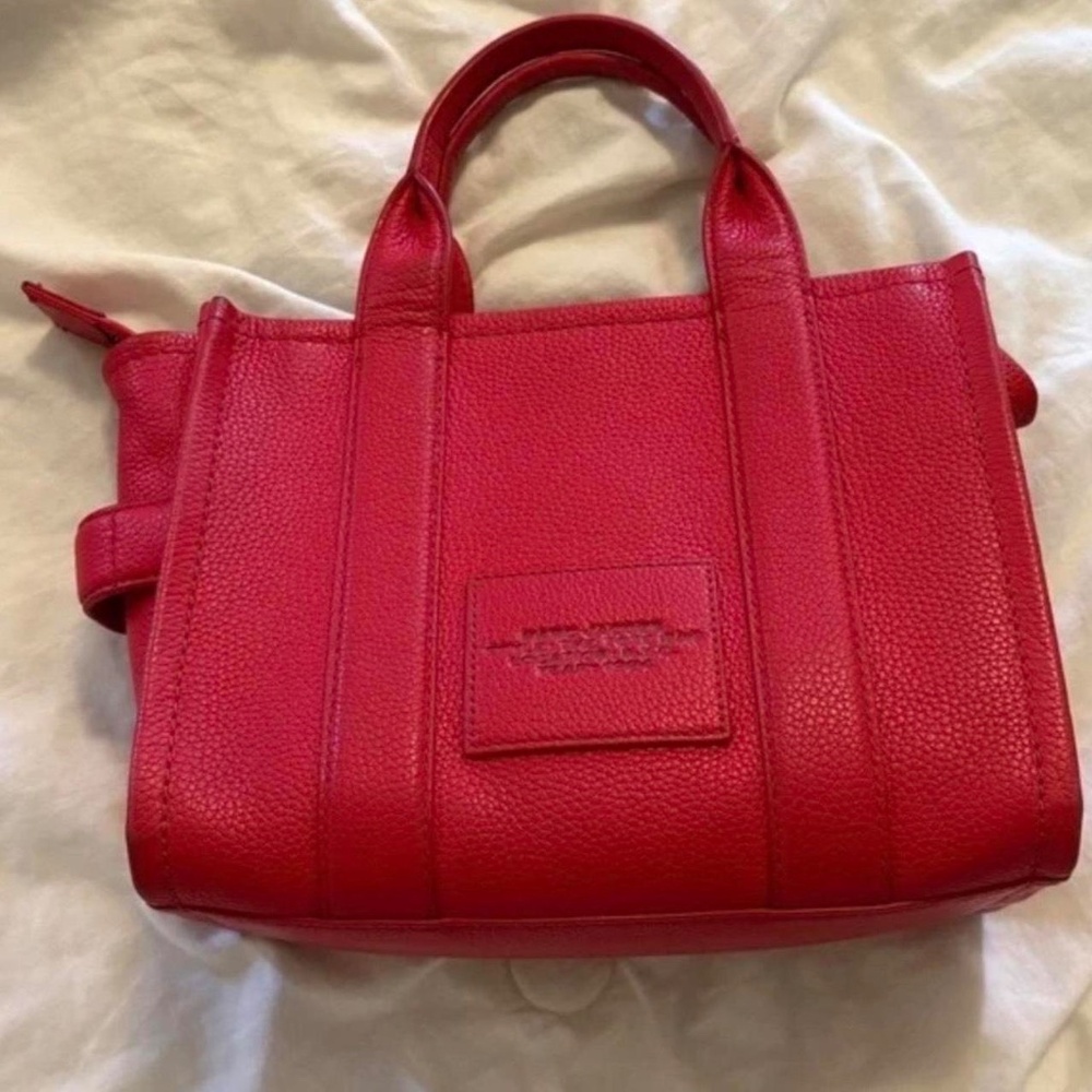 MARC JACOBS THE LEATHER SMALL TOTE BAG - Picture 5 of 13